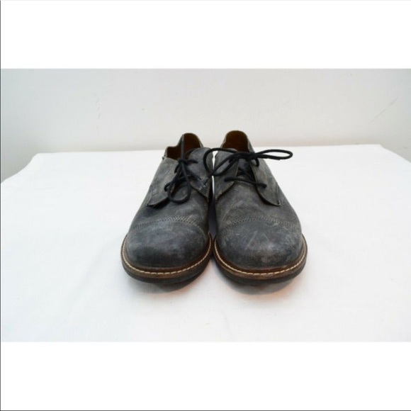 Olukai Walino Men’s Grey Suede Leather Oxfords - Picture 2 of 7